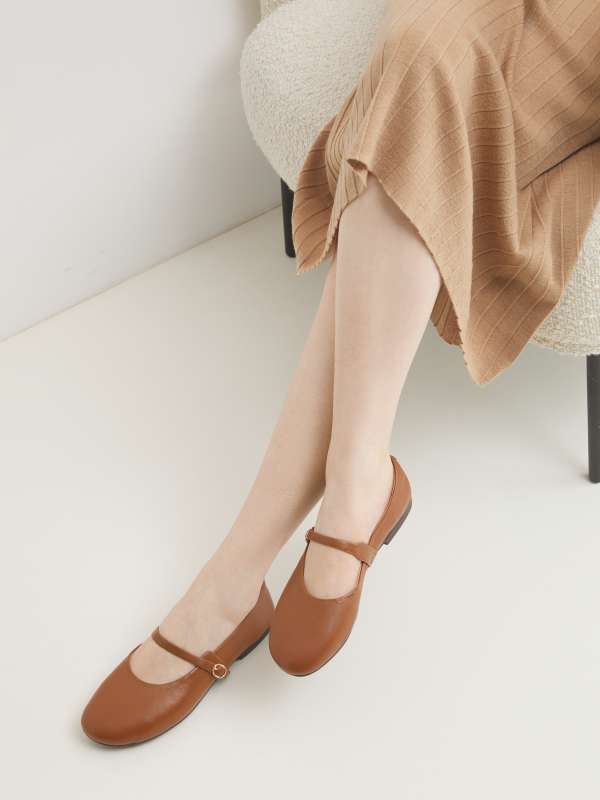 Балетки мэри-джейн GLC5661-02/4414131, светло-коричневый TENDANCE купить по оптовым и розничным ценам