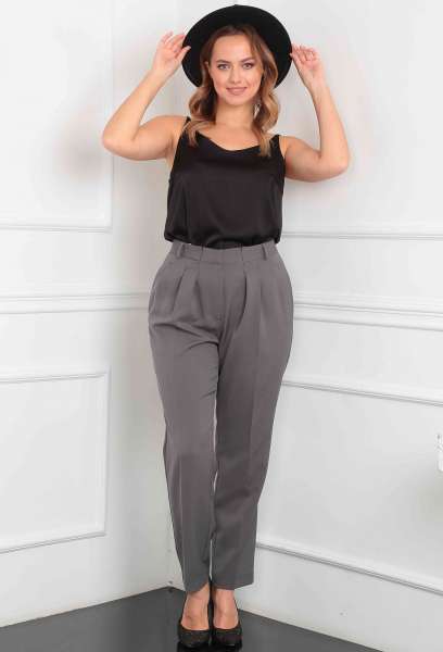 Брюки Lady Line 531 серый Lady Line купить по оптовым и розничным ценам