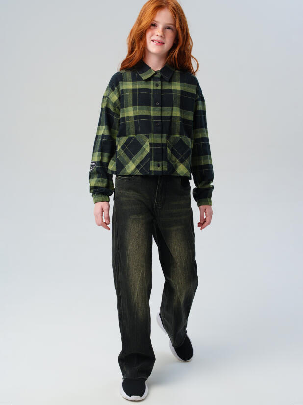 Рубашка текстильная для девочек 32521174 PlayToday купить по оптовым и розничным ценам