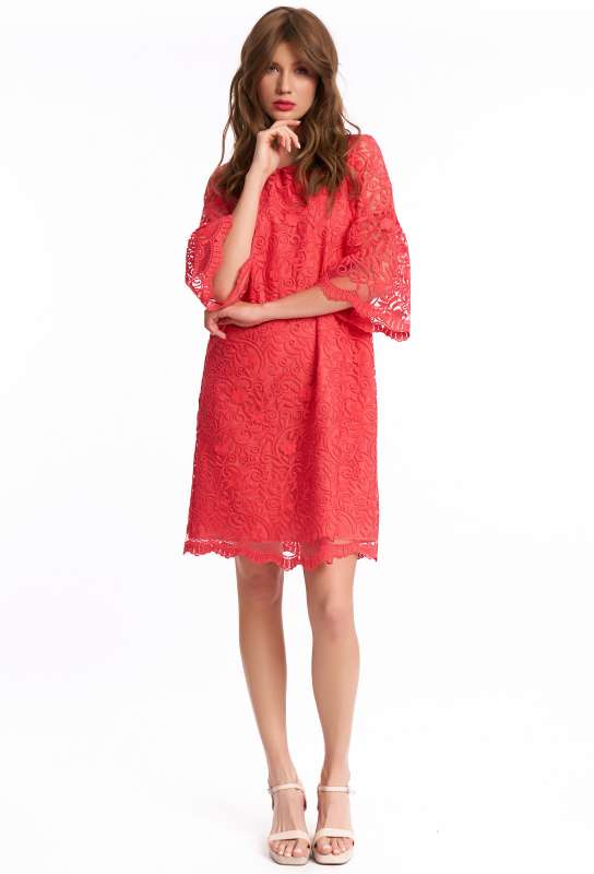 Платье KaVari 1041 коралл KaVari купить по оптовым и розничным ценам