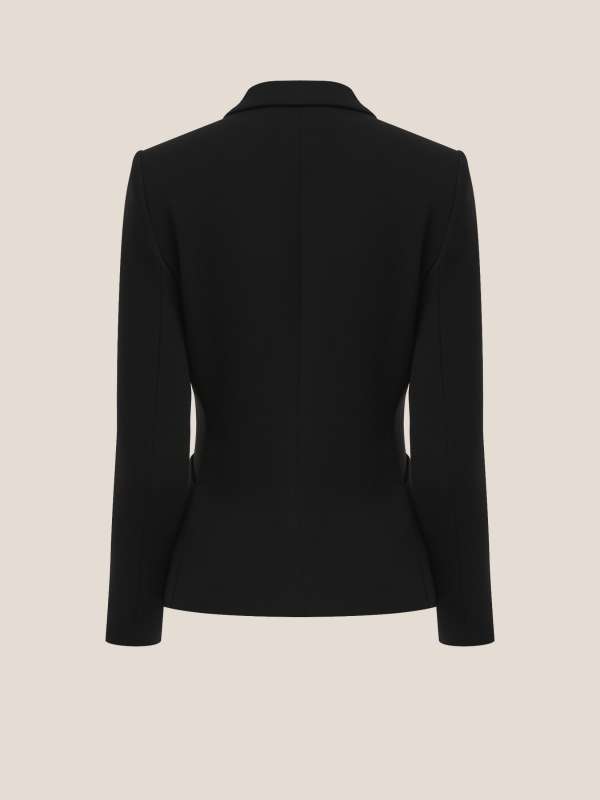 Женский пиджак 2024-609/4684316, черный Lumique купить по оптовым и розничным ценам