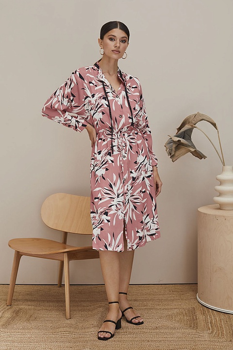 Платье 61697-2 Цветочный принт