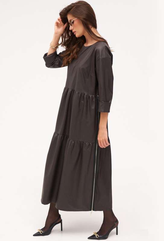 Платье KaVari 1093 коричневый KaVari купить по оптовым и розничным ценам