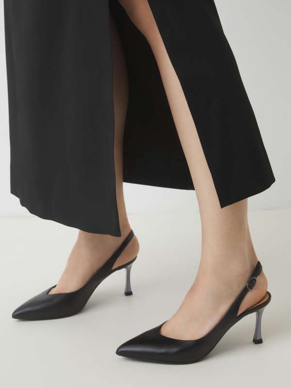 Женские туфли с открытой пяткой (слингбэк) S25454/4515344, черный GIOVANNI FABIANI купить по оптовым и розничным ценам