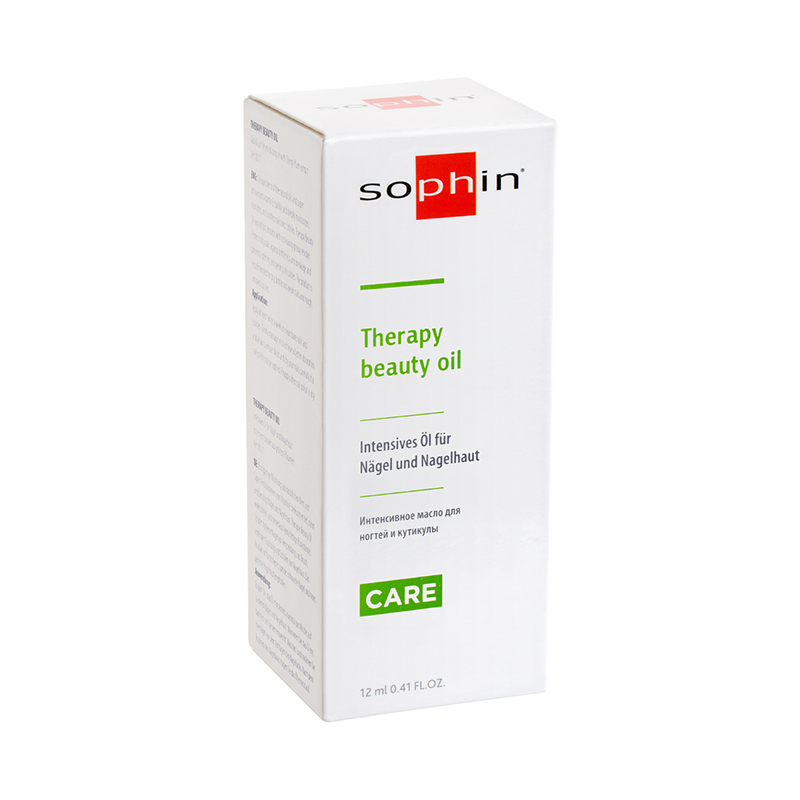 Масло интенсивное для ногтей и кутикулы с экстрактом зелёной сливы / THERAPY BEYTY OIL 12 мл SOPHIN купить по оптовым и розничным ценам