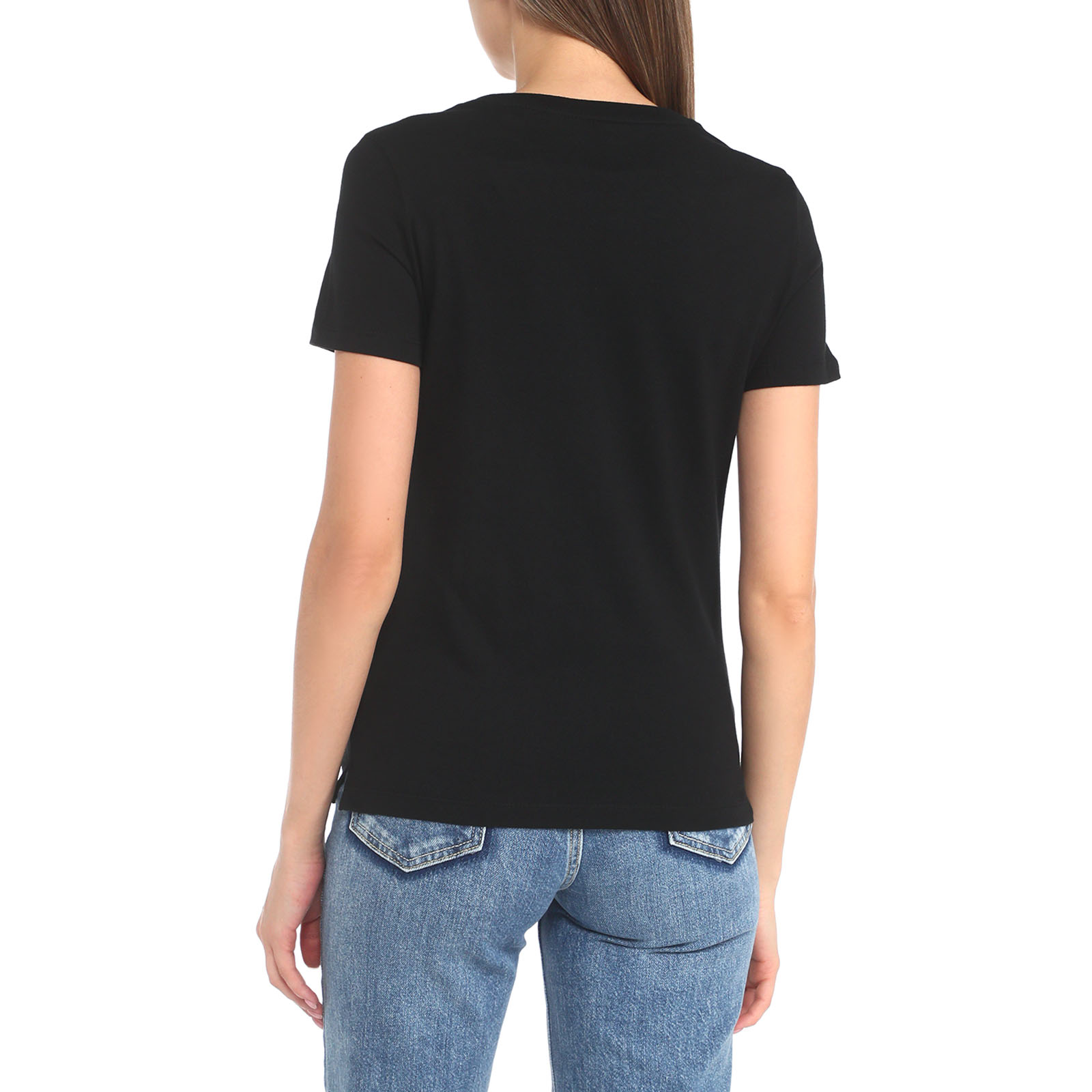 Женская футболка SS CN ANGELINA TEE W3RI19I3Z14/3270805, черный Guess купить по оптовым и розничным ценам