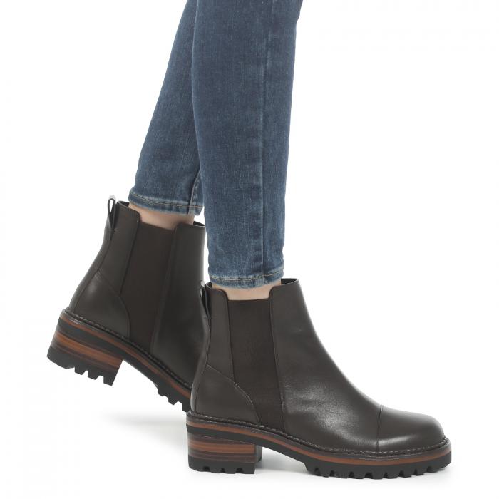 Женские челси E999-1234/2875664, темно-коричневый TENDANCE купить по оптовым и розничным ценам