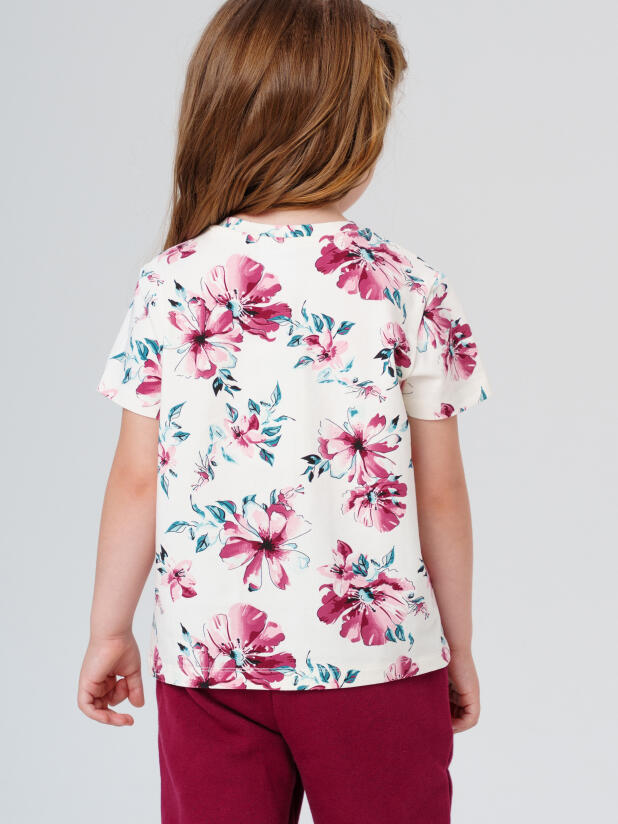 Фуфайка трикотажная для девочек (футболка) 32522037 PlayToday купить по оптовым и розничным ценам