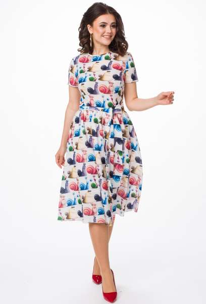 Платье Melissena 977 белый Melissena купить по оптовым и розничным ценам