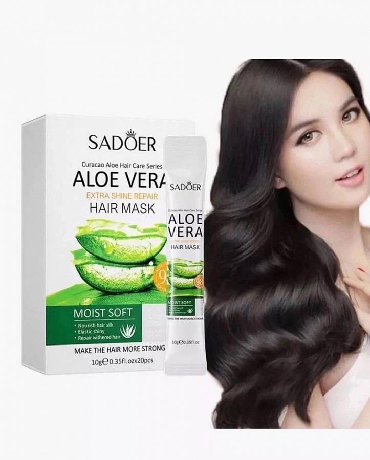 Маска для волос увлажняющая и питающая с Aloe Vera SADOER NoName купить по оптовым и розничным ценам