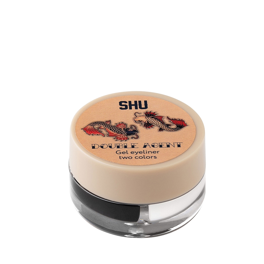 Подводка гелевая двухцветная, №11 белый и черный / DOUBLE AGENT 5 мл SHU купить по оптовым и розничным ценам