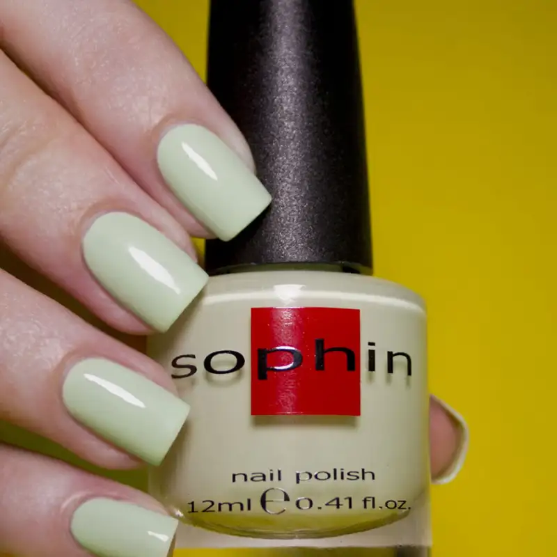 0341 лак для ногтей, фисташково-зеленый пастельный / Macaroons 12 мл SOPHIN купить по оптовым и розничным ценам