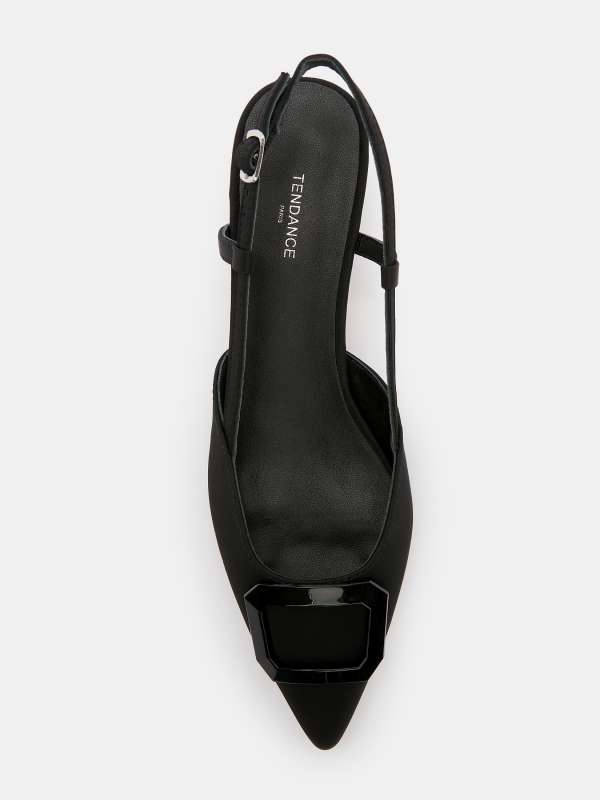 Женские туфли с открытой пяткой (слингбэк) MN2800-1/3858954, черный TENDANCE купить по оптовым и розничным ценам