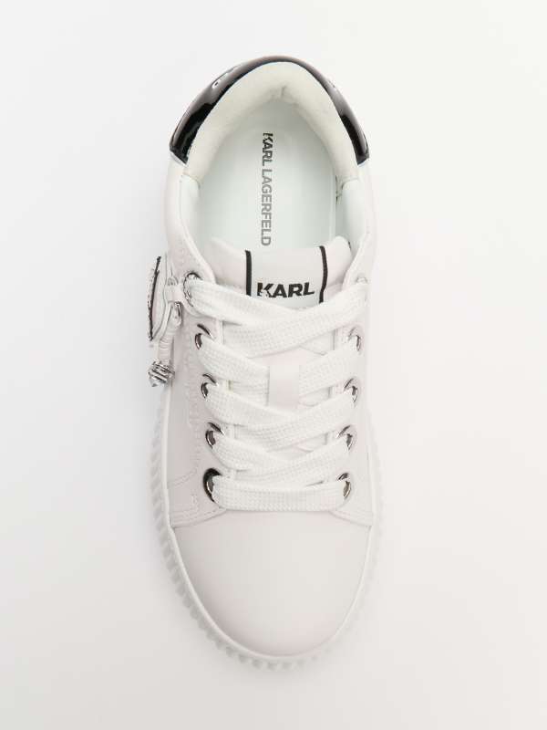 Женские кеды KREEPER LO Twin Pendant Lo Lace KL42376T/4591478, белый KARL LAGERFELD купить по оптовым и розничным ценам